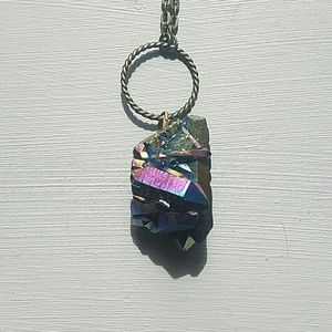 Rainbow Aura Neckace